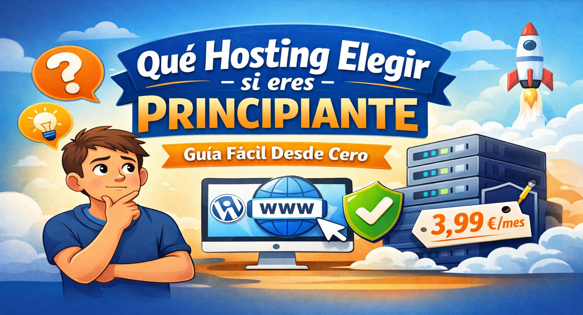 qué hosting elegir si eres principiante sin experiencia