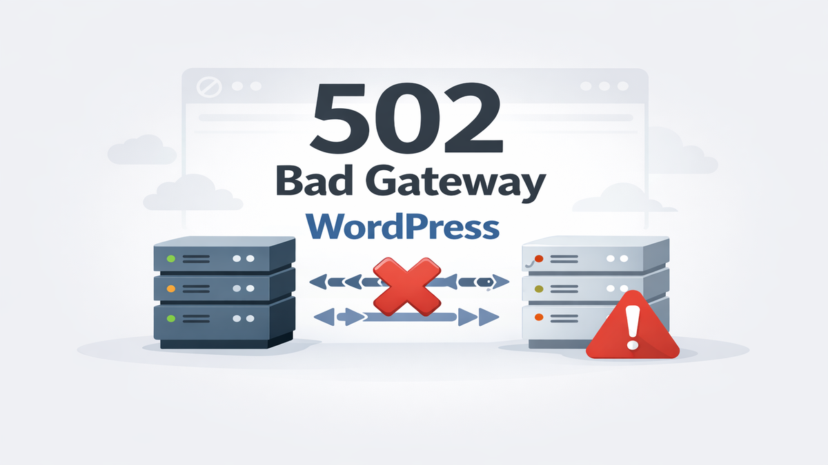 Error 502 Bad Gateway en WordPress y cómo solucionarlo paso a paso