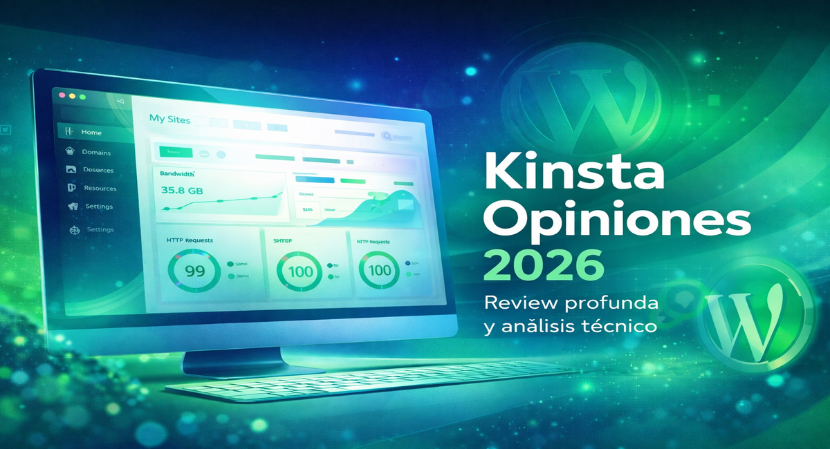 Kinsta opiniones 2026: review del hosting WordPress gestionado (análisis técnico y rendimiento)