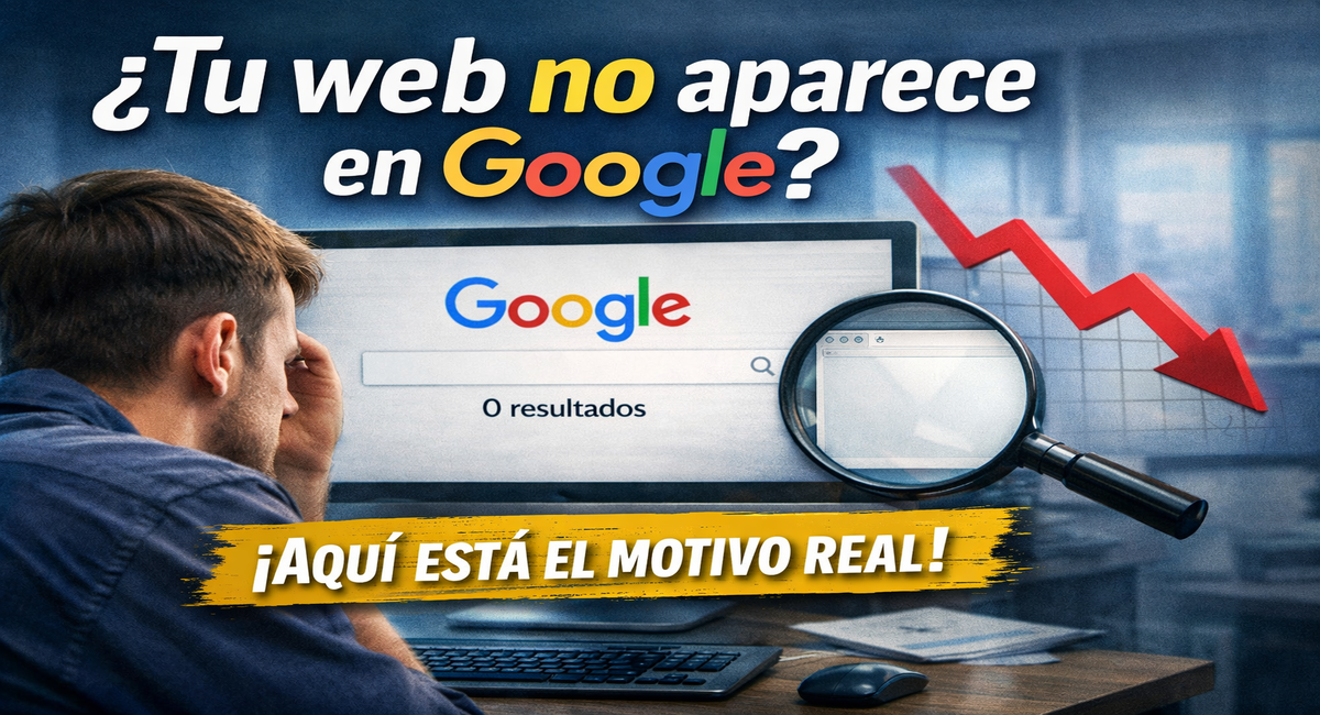 por qué mi web no aparece en Google explicación